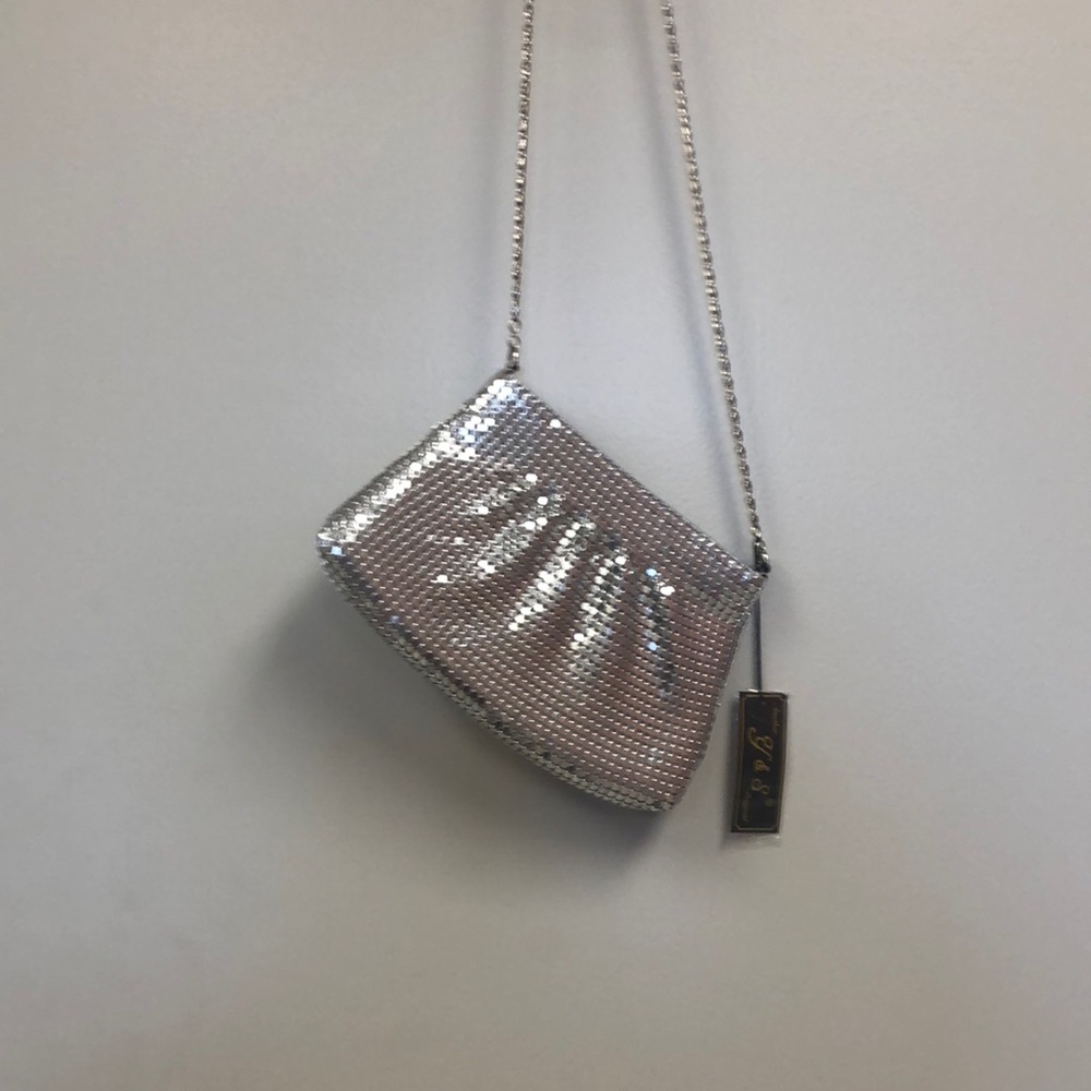 Cocktail silver purse
